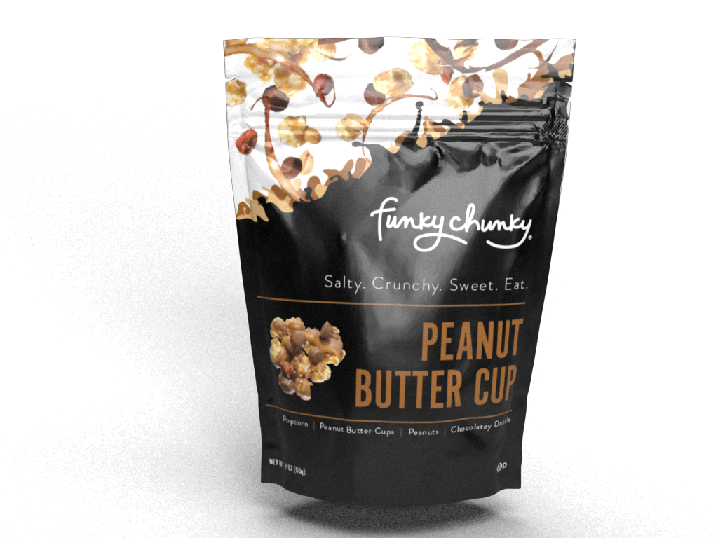 Peanut Butter Cup | Chocolate Popcorn | 2-ounce Bags-Home - Gourmet-Funky Chunky-Sister Shirts, Cute & Custom Tees for Mama & Littles in Trussville, Alabama.