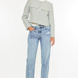 Daily Denim | High Rise Ankle Mom Fit-Women - Bottoms - Pants-Kan Can USA-Sister Shirts, Cute & Custom Tees for Mama & Littles in Trussville, Alabama.
