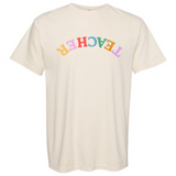Teacher Arch | Adult Garment Dyed Tee-Womens - Tops - Tees-Sister Shirts-Sister Shirts, Cute & Custom Tees for Mama & Littles in Trussville, Alabama.