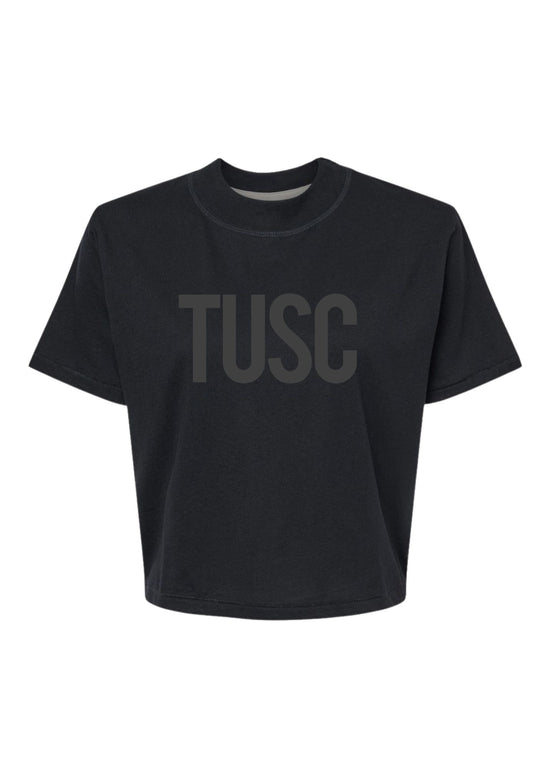 Trussville United Tonal | Mom Crop Tee-Cropped Tees-Sister Shirts-Sister Shirts, Cute & Custom Tees for Mama & Littles in Trussville, Alabama.