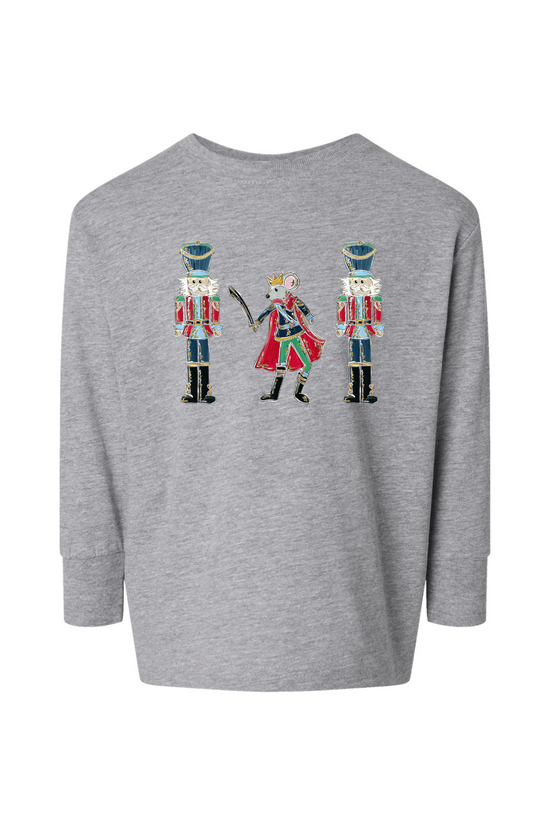 DL Designs Nutcracker | Kids Long Sleeve Tee-Kids Tees-Sister Shirts-Sister Shirts, Cute & Custom Tees for Mama & Littles in Trussville, Alabama.