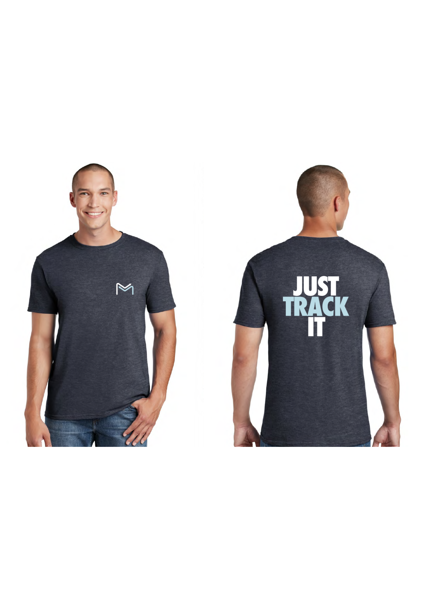Just Track It | Pocket+Back | Adult Tee-Sister Shirts-Sister Shirts, Cute & Custom Tees for Mama & Littles in Trussville, Alabama.