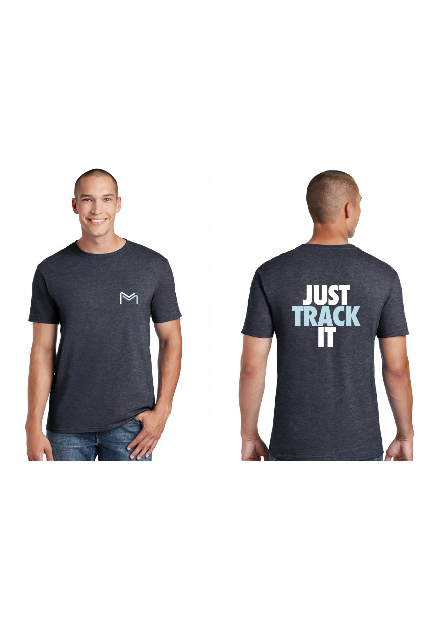 Just Track It | Pocket+Back | Adult Tee-Adult Tee-Sister Shirts-Sister Shirts, Cute & Custom Tees for Mama & Littles in Trussville, Alabama.