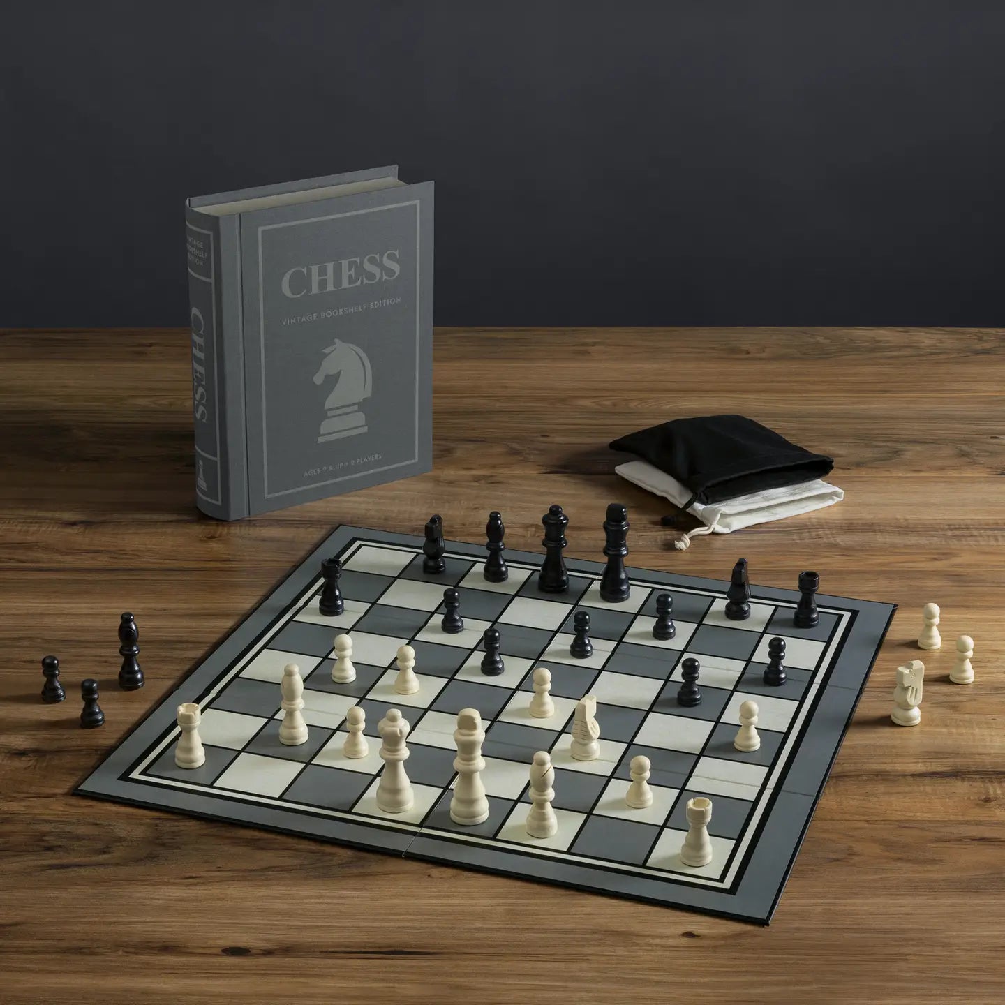 Chess Vintage Bookshelf | Board Game-faire-Sister Shirts, Cute & Custom Tees for Mama & Littles in Trussville, Alabama.