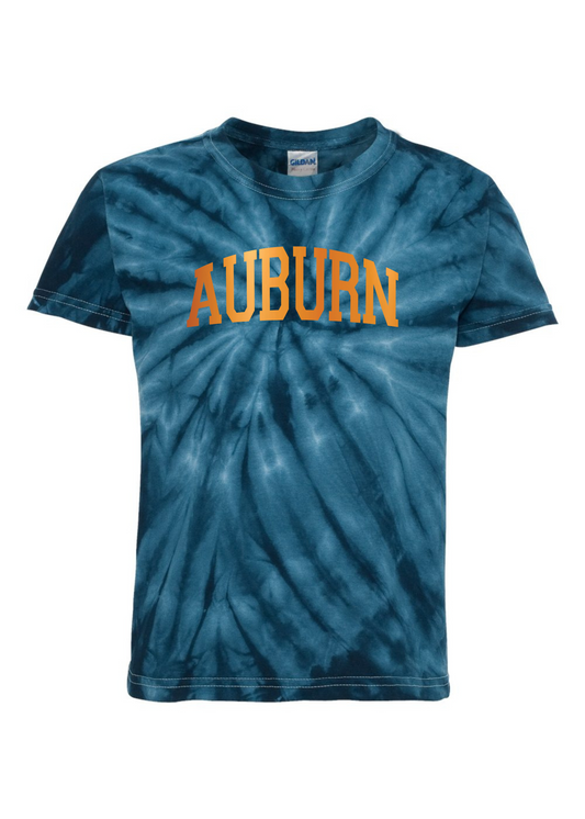 Auburn Foil | Kids Tie Dye Tee-Kids Tees-Sister Shirts-Sister Shirts, Cute & Custom Tees for Mama & Littles in Trussville, Alabama.