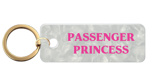 Passenger Princess Keychain-Keychains-Candier-Sister Shirts, Cute & Custom Tees for Mama & Littles in Trussville, Alabama.