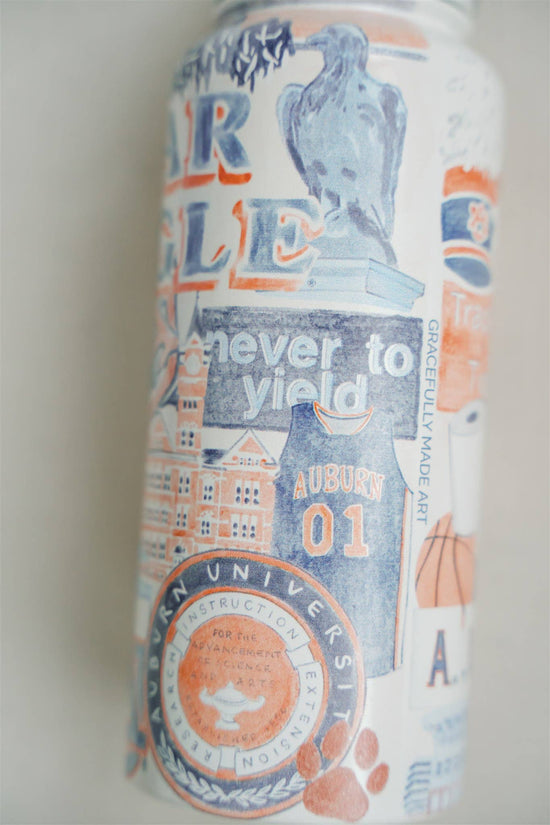 The University of Auburn | Insulated Water Bottle-Gracefully Made Art-Sister Shirts, Cute & Custom Tees for Mama & Littles in Trussville, Alabama.