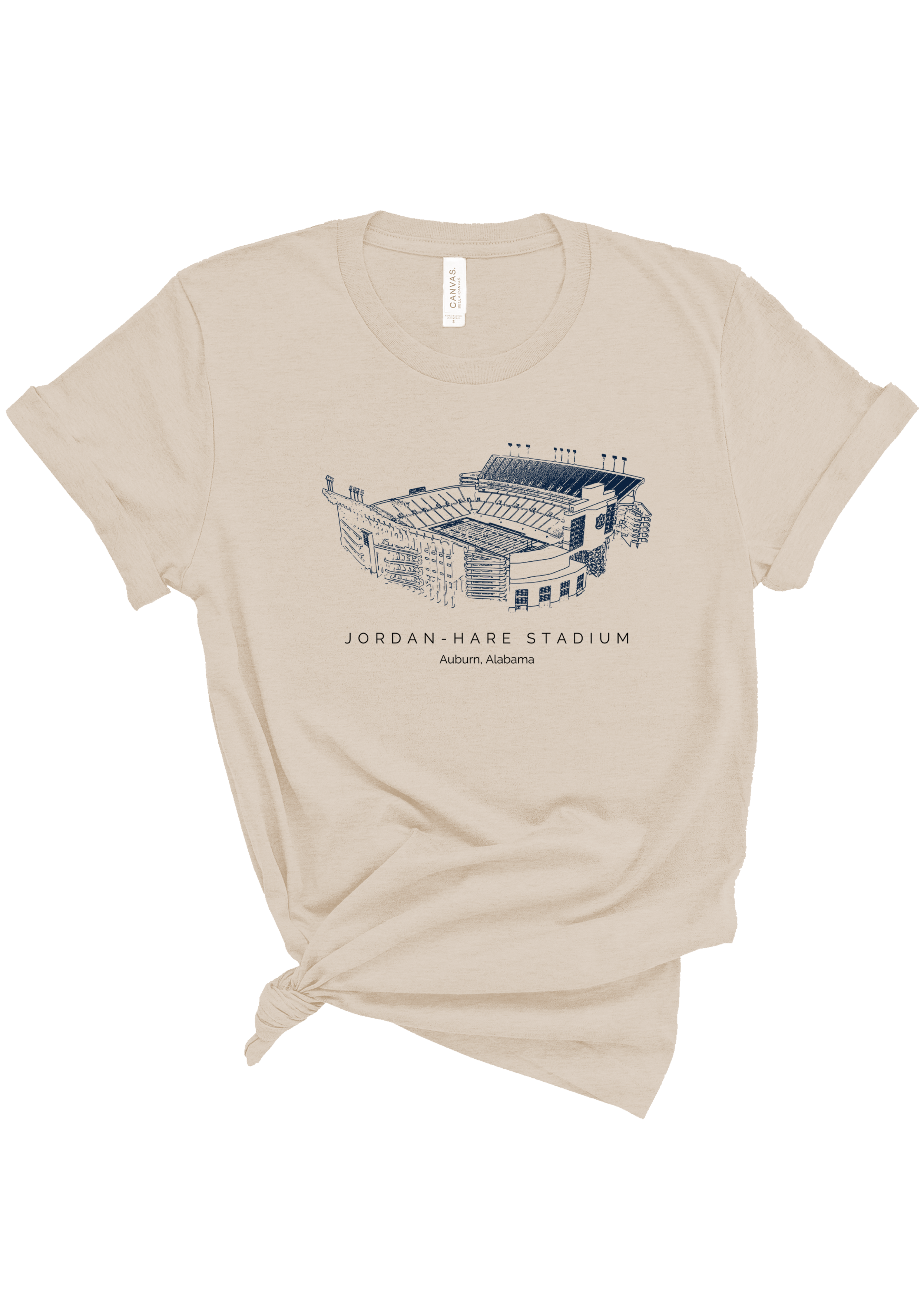 Auburn Stadium | Adult Tee-Womens - Tops - Tees-Sister Shirts-Sister Shirts, Cute & Custom Tees for Mama & Littles in Trussville, Alabama.