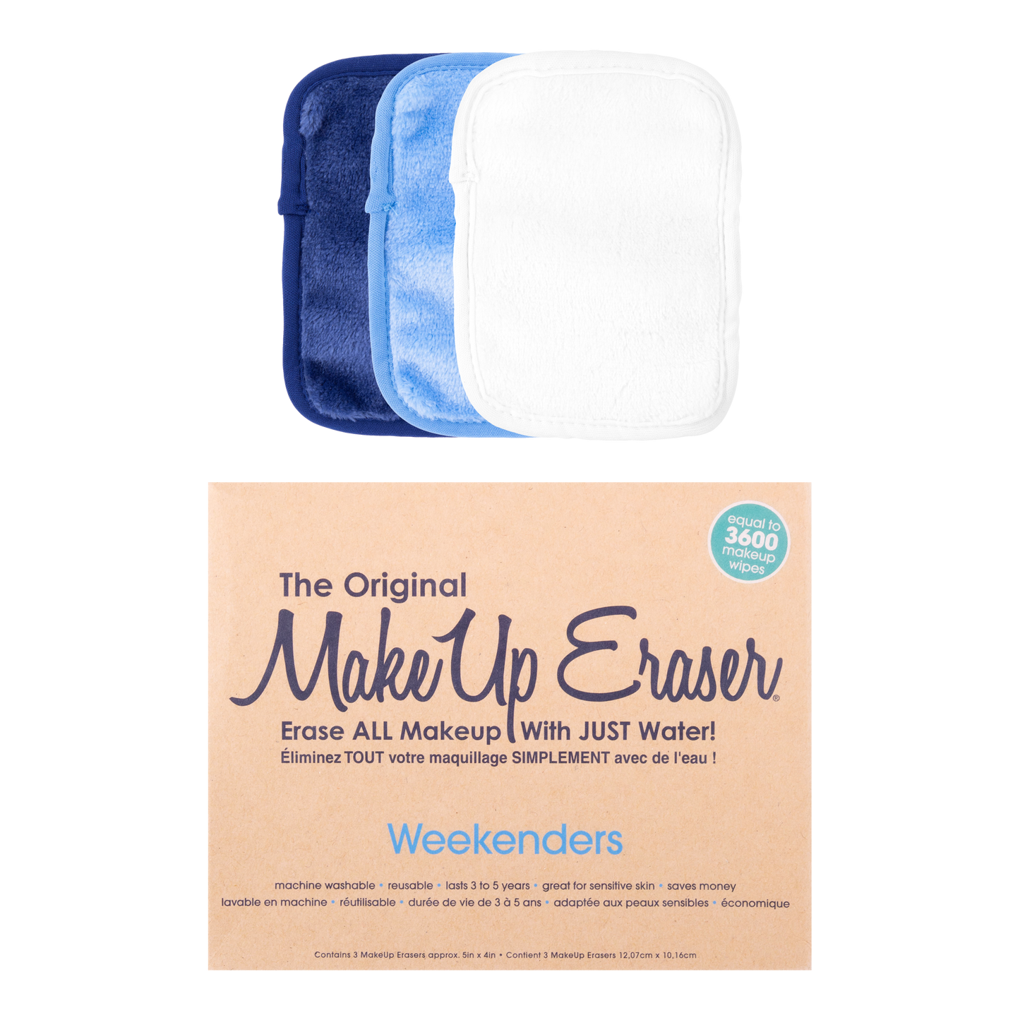 Makeup Eraser | Weekenders Blue 3-Day Set-MakeUp Eraser-Sister Shirts, Cute & Custom Tees for Mama & Littles in Trussville, Alabama.