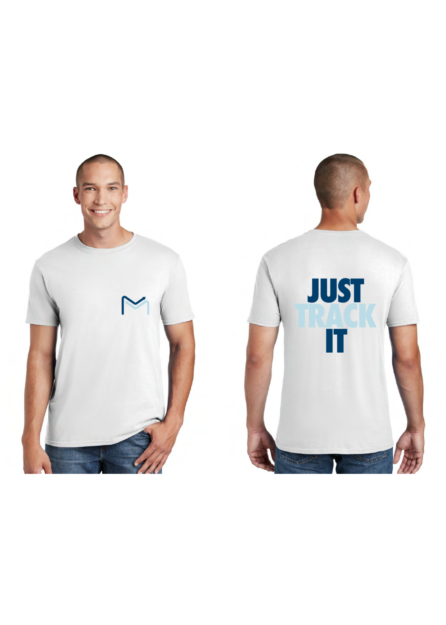 Just Track It | Pocket+Back | Adult Tee-Sister Shirts-Sister Shirts, Cute & Custom Tees for Mama & Littles in Trussville, Alabama.