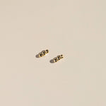 Gold Triple Dot Stud Earrings-Women - Jewelry - Earrings-Nickel and Suede-Sister Shirts, Cute & Custom Tees for Mama & Littles in Trussville, Alabama.
