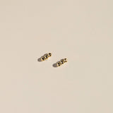 Gold Triple Dot Stud Earrings-Women - Jewelry - Earrings-Nickel and Suede-Sister Shirts, Cute & Custom Tees for Mama & Littles in Trussville, Alabama.