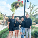 HT Lights Out | Mom Crop Tee-Womens - Tops - Tees-Sister Shirts-Sister Shirts, Cute & Custom Tees for Mama & Littles in Trussville, Alabama.