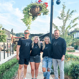 HT Lights Out | Mom Crop Tee-Womens - Tops - Tees-Sister Shirts-Sister Shirts, Cute & Custom Tees for Mama & Littles in Trussville, Alabama.