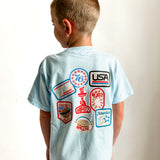 USA Patches l Youth Tee l RTS-Sister Shirts-Sister Shirts, Cute & Custom Tees for Mama & Littles in Trussville, Alabama.