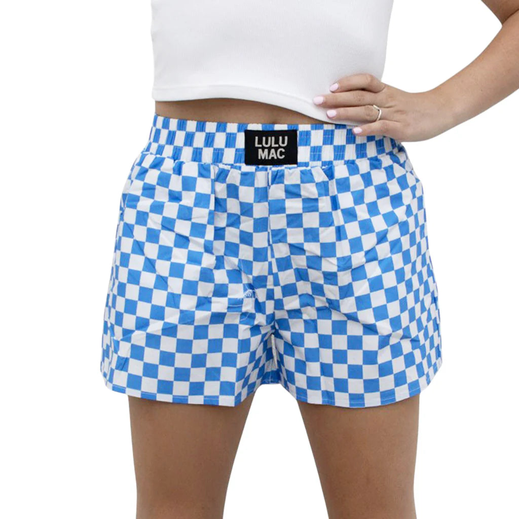 Lulu Mac Boxer Shorts | Preorder-women - bottoms - shorts-Sister Shirts-Sister Shirts, Cute & Custom Tees for Mama & Littles in Trussville, Alabama.