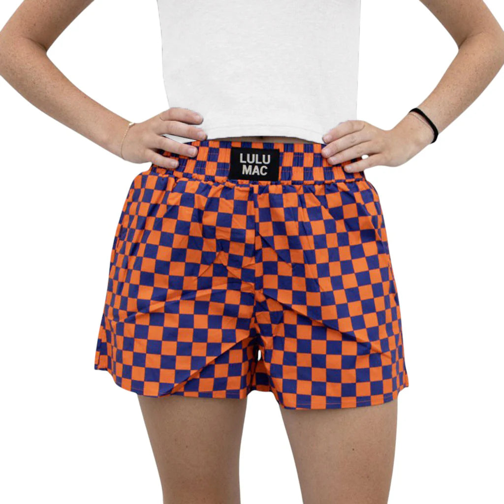 Lulu Mac Boxer Shorts | Preorder-women - bottoms - shorts-Sister Shirts-Sister Shirts, Cute & Custom Tees for Mama & Littles in Trussville, Alabama.