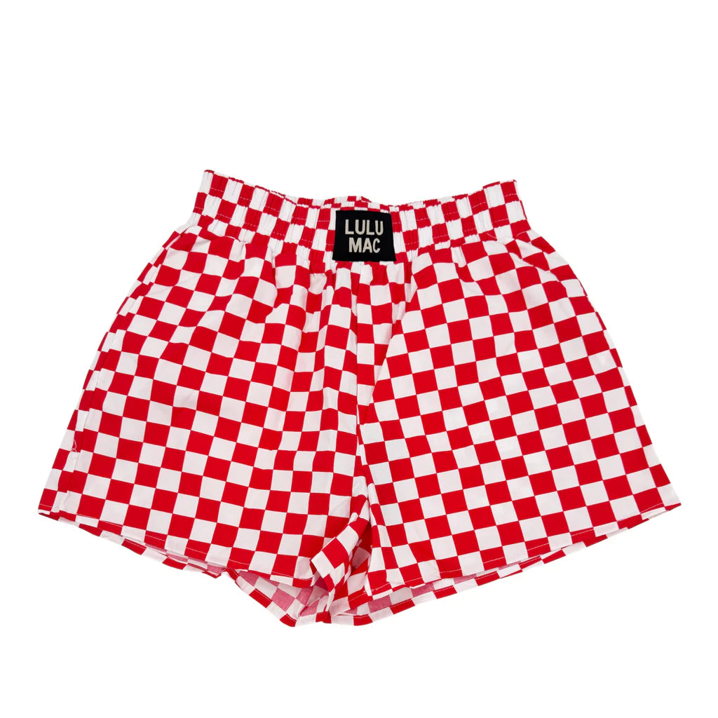 Lulu Mac Boxer Shorts | Preorder-women - bottoms - shorts-Sister Shirts-Sister Shirts, Cute & Custom Tees for Mama & Littles in Trussville, Alabama.
