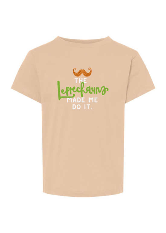 The Leprechauns Made Me Do It | Kids Tee | RTS-Kids Tees-Sister Shirts-Sister Shirts, Cute & Custom Tees for Mama & Littles in Trussville, Alabama.