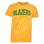 Blazers Foil | Kids Tie Dye Tee-Youth - Tops - Tees-Sister Shirts-Sister Shirts, Cute & Custom Tees for Mama & Littles in Trussville, Alabama.