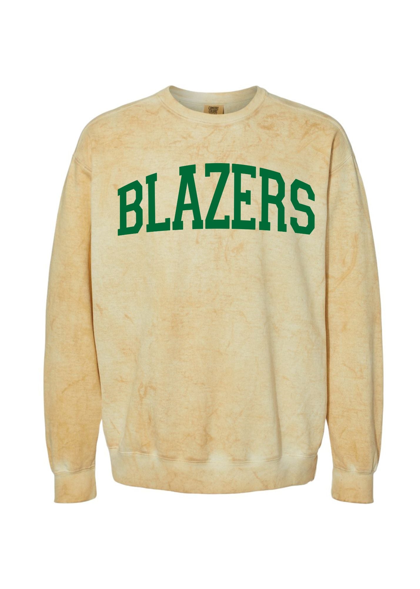Blazers Foil | Adult Colorblast Crewneck-Women - Tops - Crewnecks-Sister Shirts-Sister Shirts, Cute & Custom Tees for Mama & Littles in Trussville, Alabama.