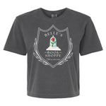 Belle's Book Shop | Mom Crop | RTS-Cropped Tees-Sister Shirts-Sister Shirts, Cute & Custom Tees for Mama & Littles in Trussville, Alabama.