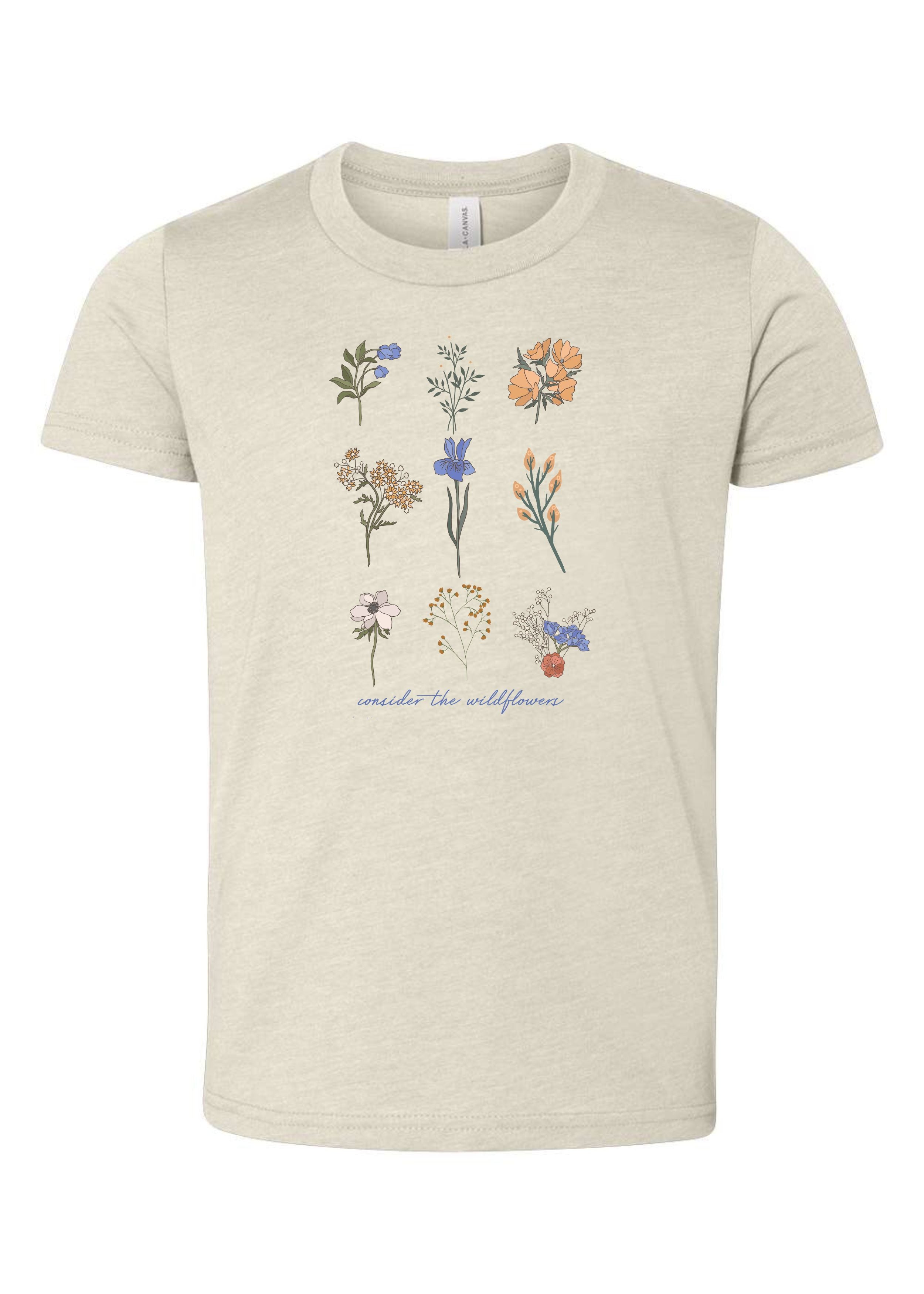 Consider The Wildflowers | Kids Tee-Youth - Tops - Tees-Sister Shirts-Sister Shirts, Cute & Custom Tees for Mama & Littles in Trussville, Alabama.