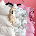 Ruffled Charm Vest in Cream-women-outerwear-vests-VERY J-Sister Shirts, Cute & Custom Tees for Mama & Littles in Trussville, Alabama.