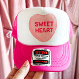 Sweet Heart Candy | Youth Trucker Hat-Hats-Sister Shirts-Sister Shirts, Cute & Custom Tees for Mama & Littles in Trussville, Alabama.