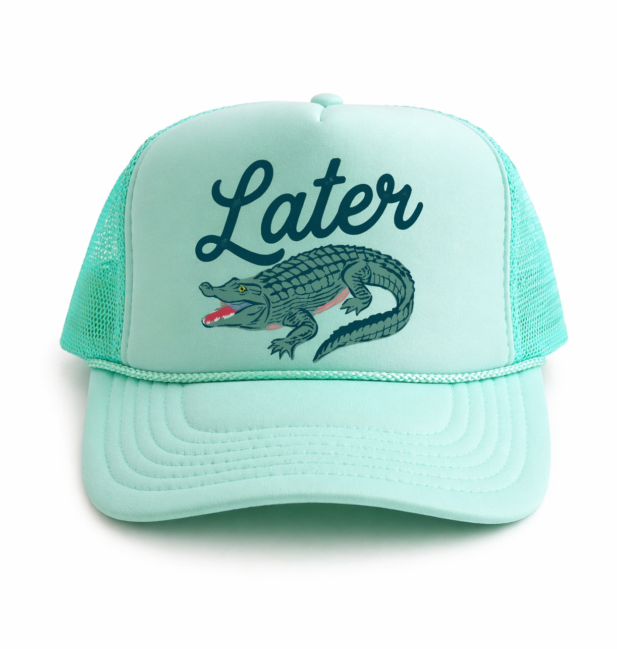 Later Gator | Adult Trucker Hat-Sister Shirts-Sister Shirts, Cute & Custom Tees for Mama & Littles in Trussville, Alabama.