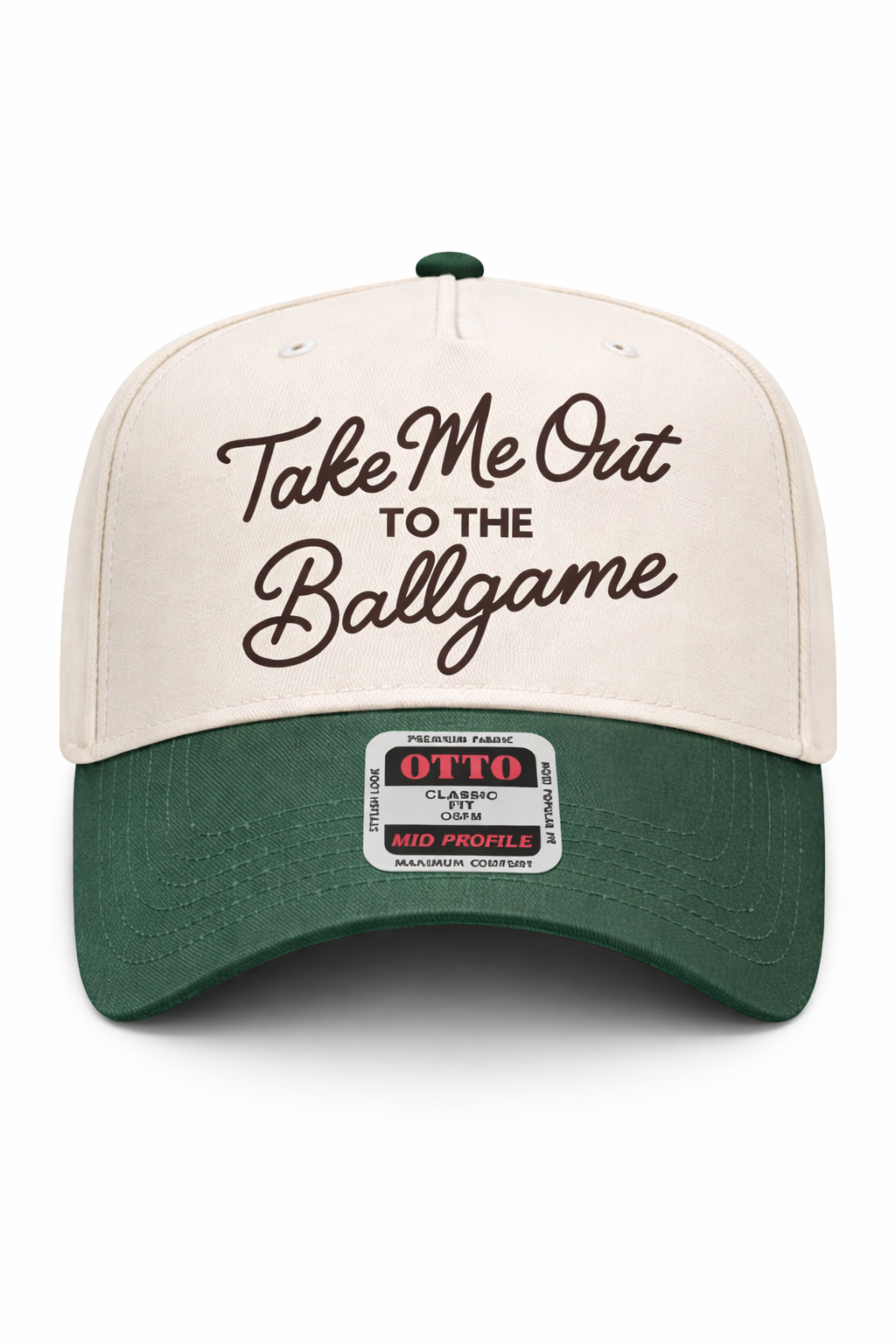 Take Me Out to the Ballgame | Adult Canvas Trucker Hat-Women - Accessories - Hats-Sister Shirts-Sister Shirts, Cute & Custom Tees for Mama & Littles in Trussville, Alabama.