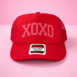 XOXO | Youth Trucker Hat-Youth - Accessories - Hats-Sister Shirts-Sister Shirts, Cute & Custom Tees for Mama & Littles in Trussville, Alabama.