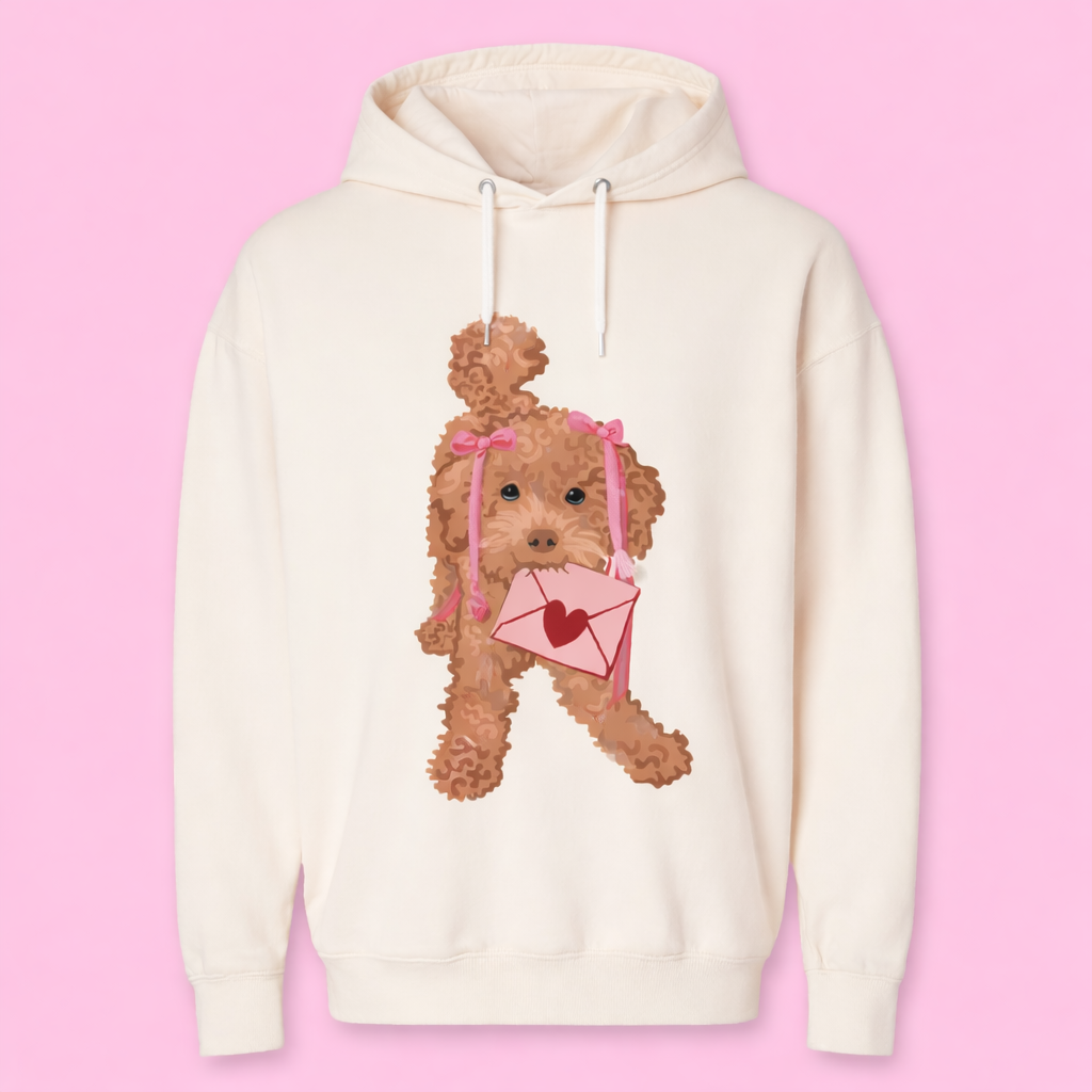 Puppy Love, Always | Adult Hoodie | RTS-Women-Tops-Hoodies-Sister Shirts-Sister Shirts, Cute & Custom Tees for Mama & Littles in Trussville, Alabama.