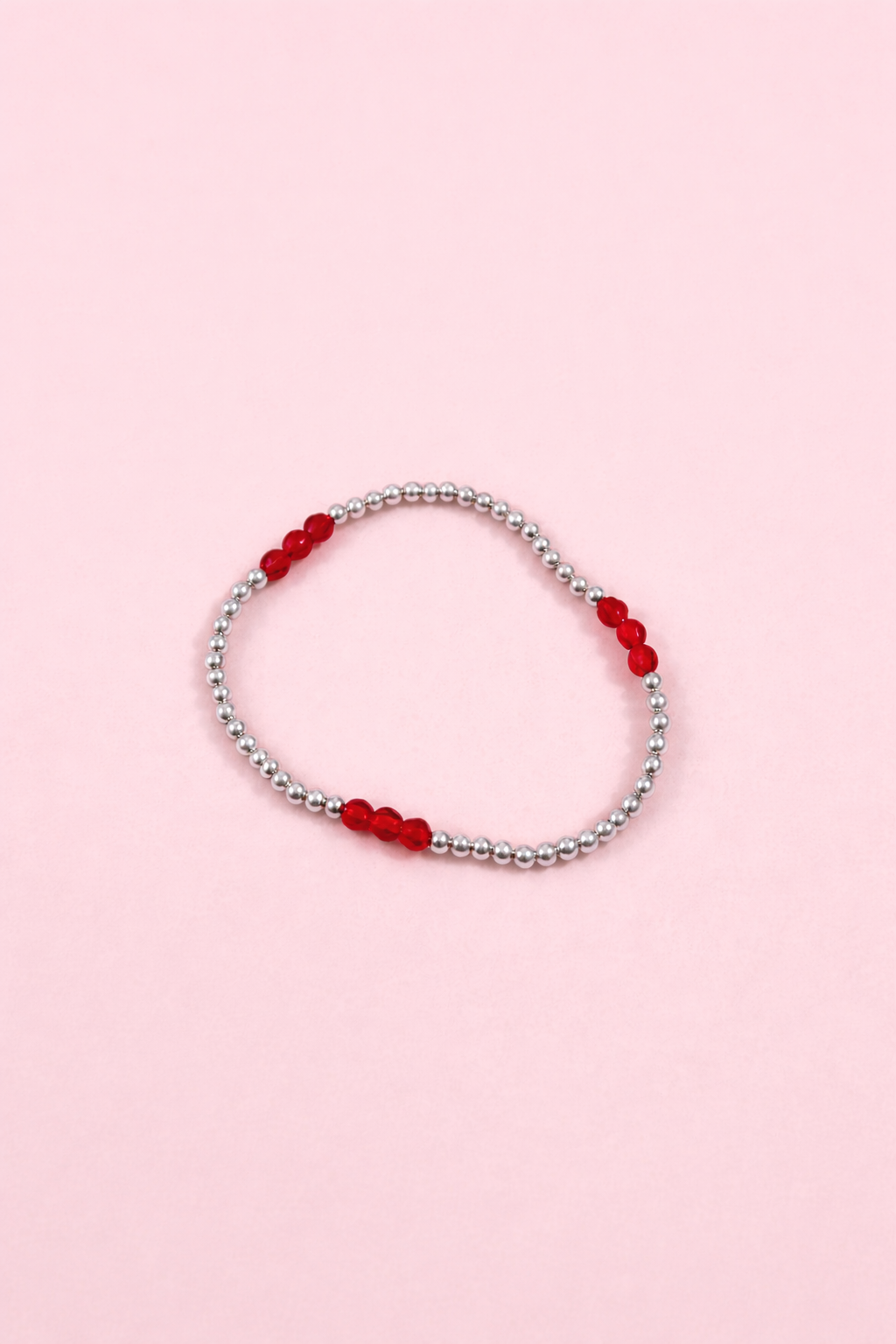 Ruby Red Bracelet l 6.5"-Accessories-Sister Shirts-Sister Shirts, Cute & Custom Tees for Mama & Littles in Trussville, Alabama.