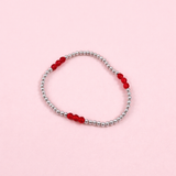Ruby Red Bracelet l 6.5"-Accessories-Sister Shirts-Sister Shirts, Cute & Custom Tees for Mama & Littles in Trussville, Alabama.