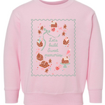 Gingerbread Sweet Memories | Kids Crewneck-Sister Shirts-Sister Shirts, Cute & Custom Tees for Mama & Littles in Trussville, Alabama.
