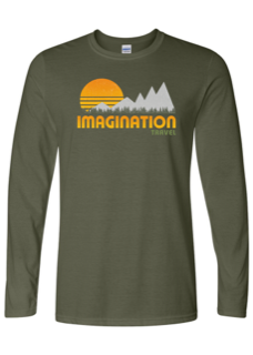Imagination Travel Yellowstone | Adult Long Sleeve-Sister Shirts-Sister Shirts, Cute & Custom Tees for Mama & Littles in Trussville, Alabama.