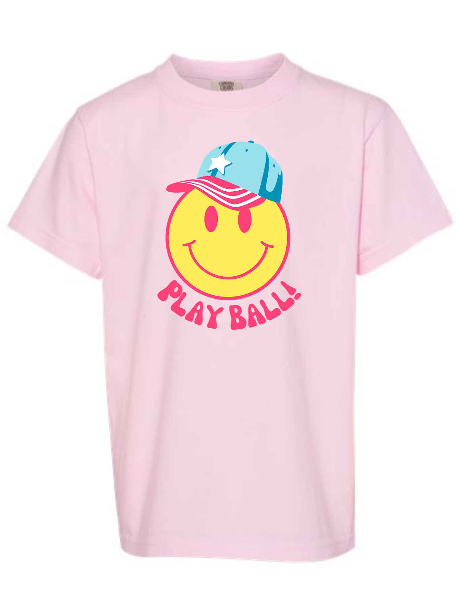 Play Ball Happy | Kids Tee | RTS-Youth - Tops - Tees-Sister Shirts-Sister Shirts, Cute & Custom Tees for Mama & Littles in Trussville, Alabama.