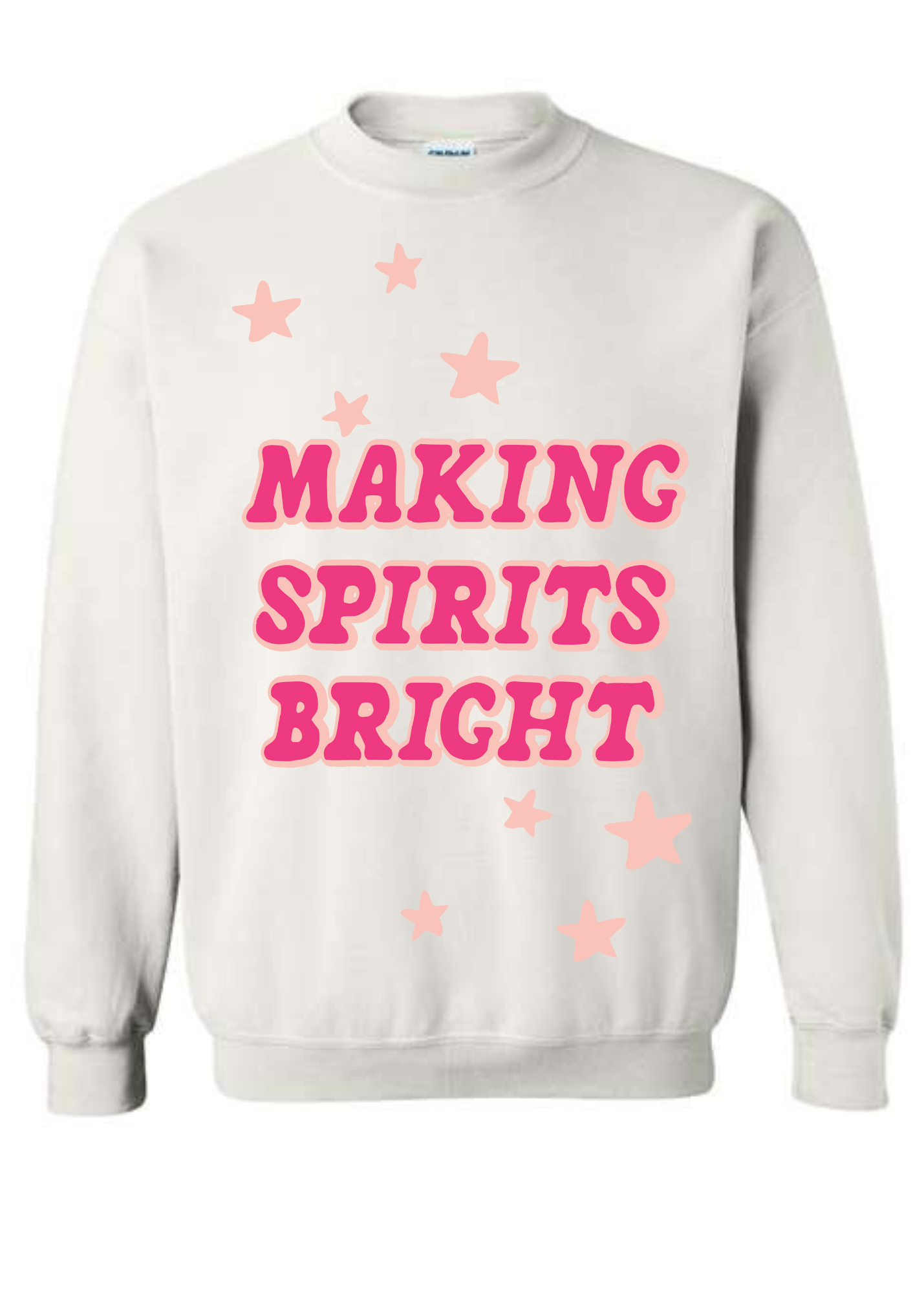 Making Spirits Bright | Adult Crewneck | RTS-Sister Shirts-Sister Shirts, Cute & Custom Tees for Mama & Littles in Trussville, Alabama.