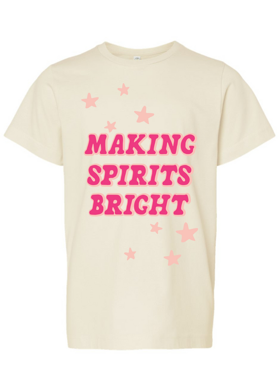 Making Spirits Bright | Kids Tee | RTS-Sister Shirts-Sister Shirts, Cute & Custom Tees for Mama & Littles in Trussville, Alabama.