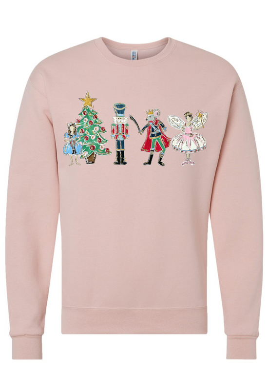 DL Designs Nutcracker | Adult Crewneck-Adult Crewneck-Sister Shirts-Sister Shirts, Cute & Custom Tees for Mama & Littles in Trussville, Alabama.