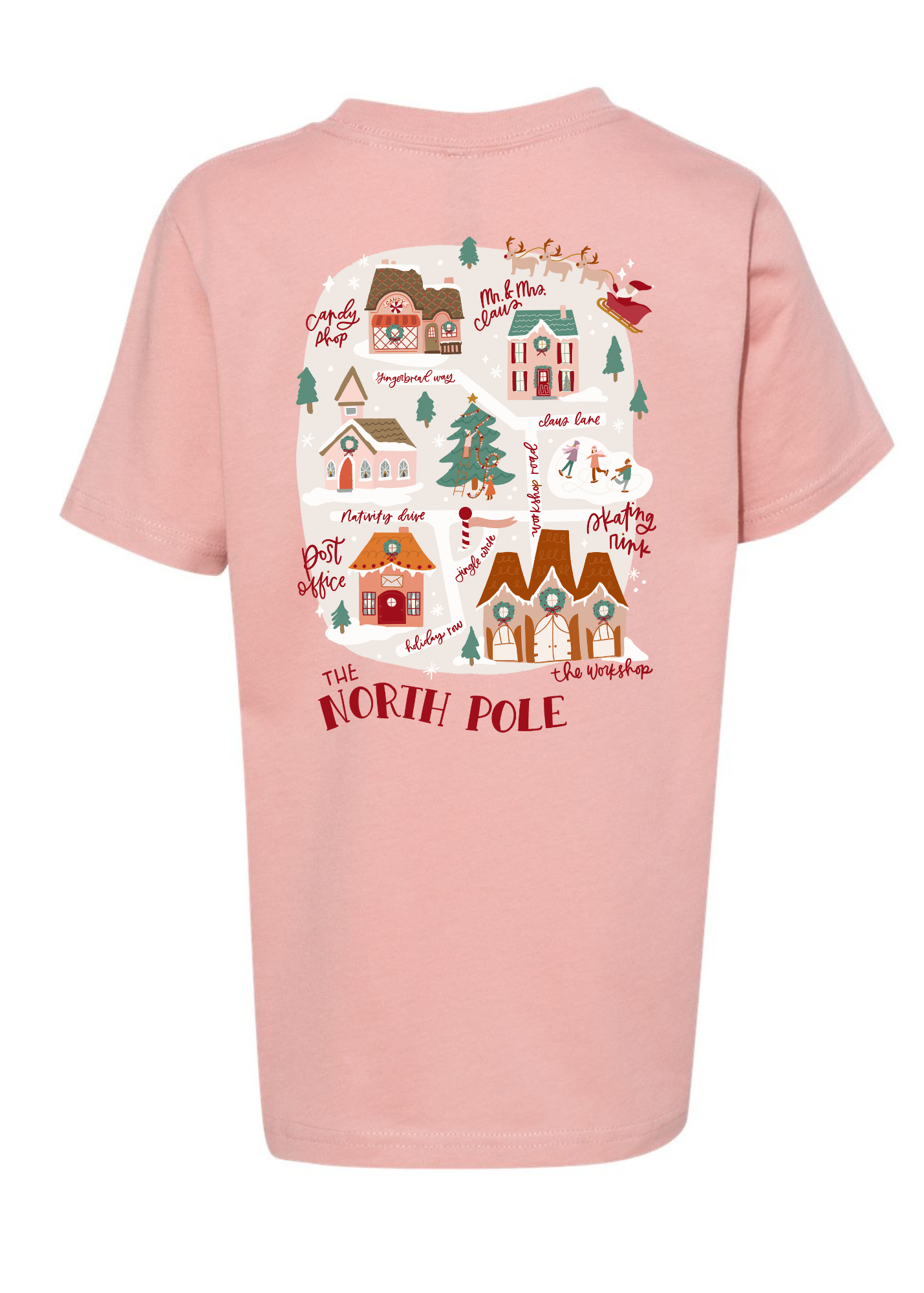 Whimsical North Pole | Kids Tee-Sister Shirts-Sister Shirts, Cute & Custom Tees for Mama & Littles in Trussville, Alabama.