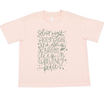 Silent Night | Relaxed Crew Tee | RTS-Sister Shirts-Sister Shirts, Cute & Custom Tees for Mama & Littles in Trussville, Alabama.