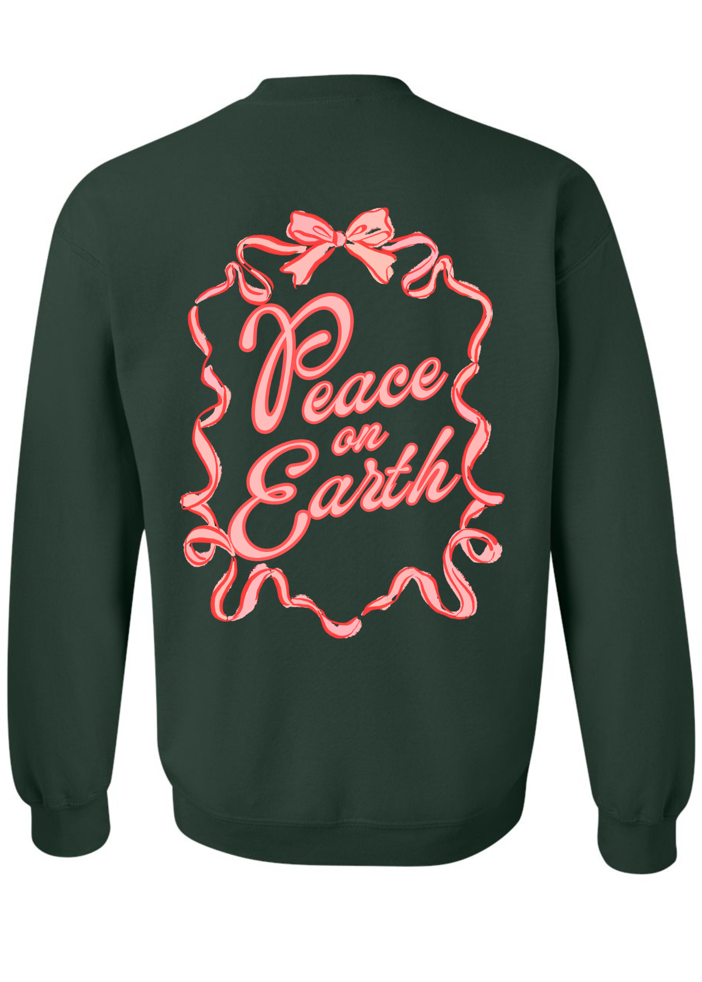 Peace On Earth | Adult Crewneck-Sister Shirts-Sister Shirts, Cute & Custom Tees for Mama & Littles in Trussville, Alabama.