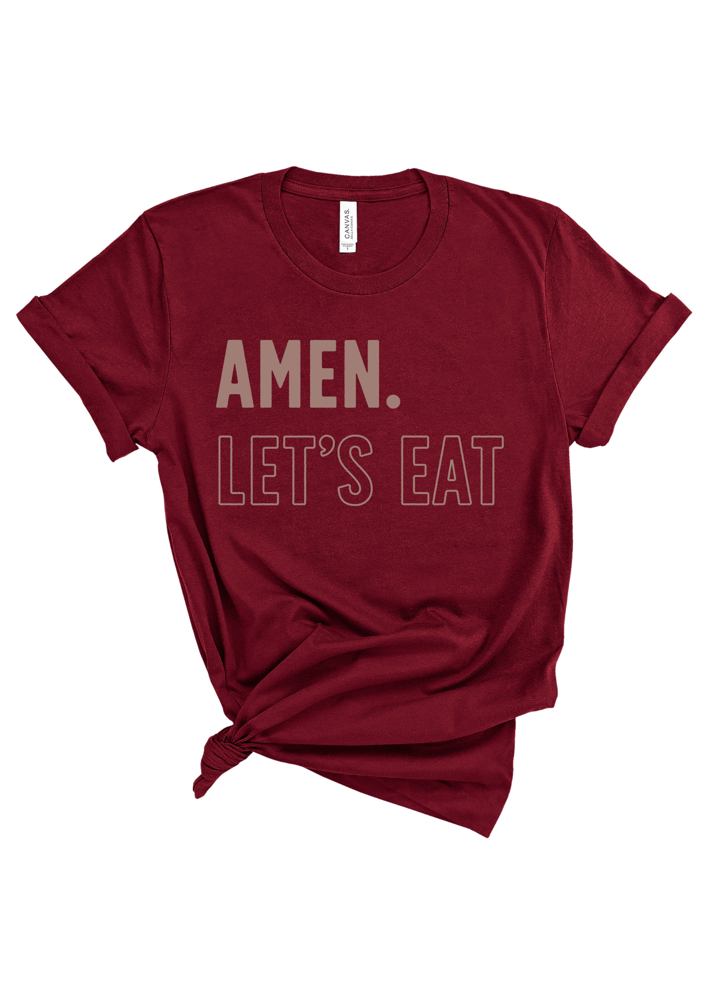 Amen, Let's Eat | Adult Tee | RTS-Adult Tee-Sister Shirts-Sister Shirts, Cute & Custom Tees for Mama & Littles in Trussville, Alabama.
