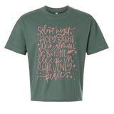 Silent Night | Relaxed Crew Tee | RTS-Sister Shirts-Sister Shirts, Cute & Custom Tees for Mama & Littles in Trussville, Alabama.