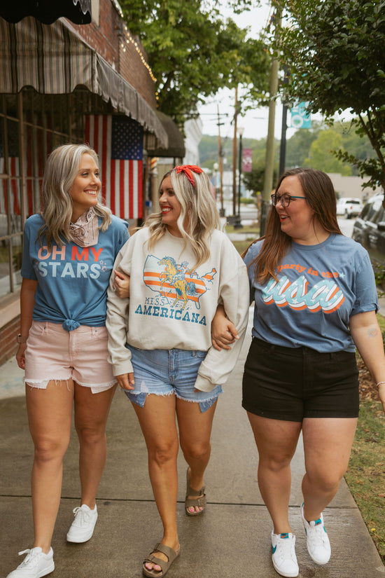 Party in the USA | Adult Tee-Adult Tee-Sister Shirts-Sister Shirts, Cute & Custom Tees for Mama & Littles in Trussville, Alabama.