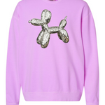 Disco Balloon Dog | Adult Crewneck | RTS-Sister Shirts-Sister Shirts, Cute & Custom Tees for Mama & Littles in Trussville, Alabama.