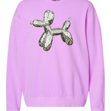 Disco Balloon Dog | Adult Crewneck | RTS-Sister Shirts-Sister Shirts, Cute & Custom Tees for Mama & Littles in Trussville, Alabama.