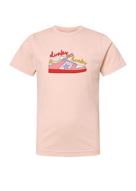 Dunks Over Hunks | Kids Tee-Kids Tees-Sister Shirts-Sister Shirts, Cute & Custom Tees for Mama & Littles in Trussville, Alabama.